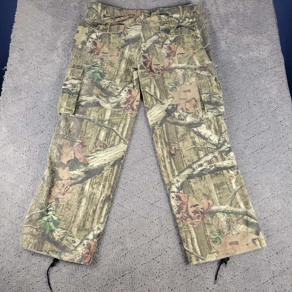 Mossy Oak Pants Womens 38x31 Camo Cargo Breakup Infinity Hunting Outdoors